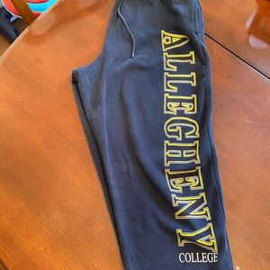 Collegiate sweat pants. Unisex size XL